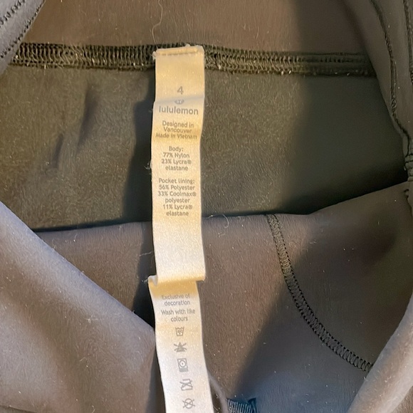 Lululemon Wunder Train High-Rise Shorts Black Size 4 - Picture 3 of 7